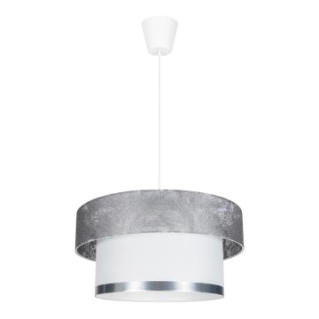 Candelabro suspenso RESSA 1xE27/60W/230V prateado