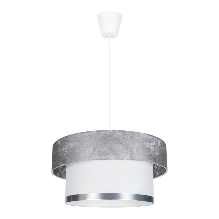 Candelabro suspenso RESSA 1xE27/60W/230V prateado