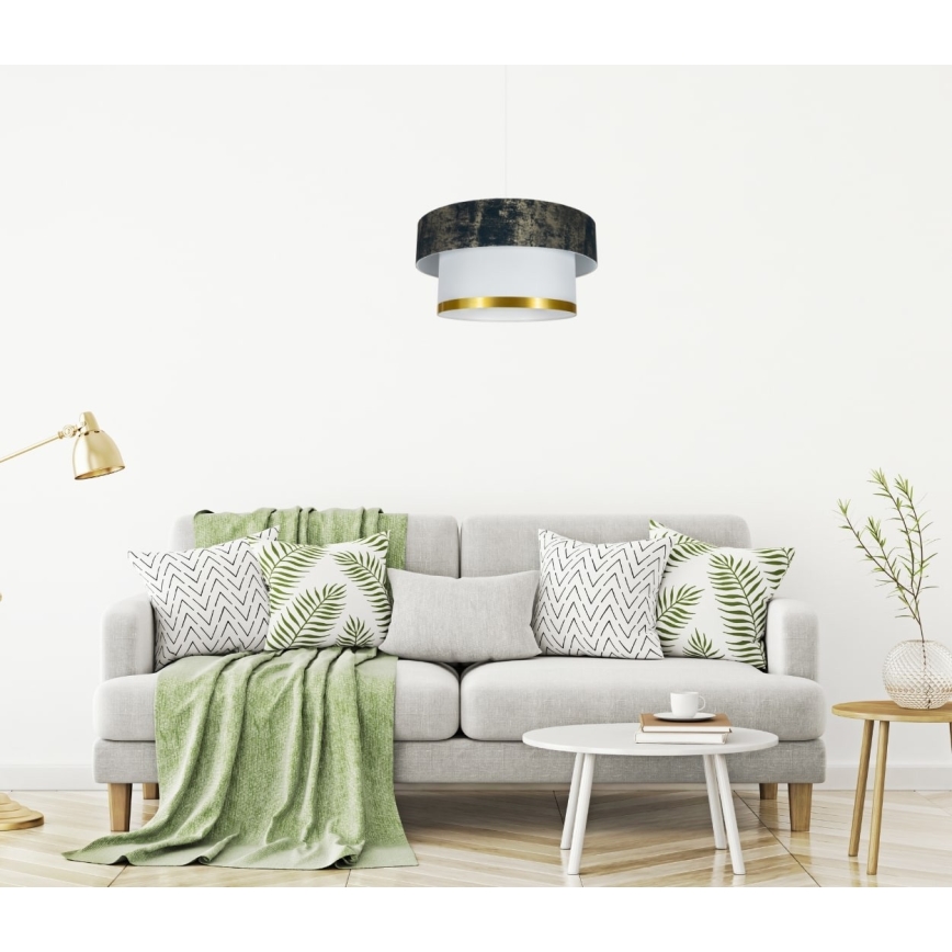 Candelabro suspenso RESSA 1xE27/60W/230V verde