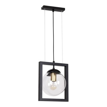 Candelabro suspenso REY 1xE27/7W/230V preto