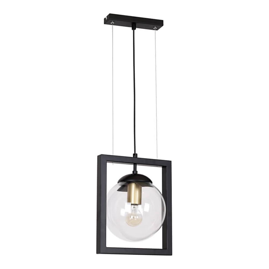 Candelabro suspenso REY 1xE27/7W/230V preto