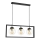 Candelabro suspenso REY 3xE27/7W/230V preto