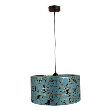 Candelabro suspenso REZO 1xE27/60W/230V turquesa