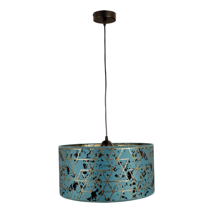Candelabro suspenso REZO 1xE27/60W/230V turquesa