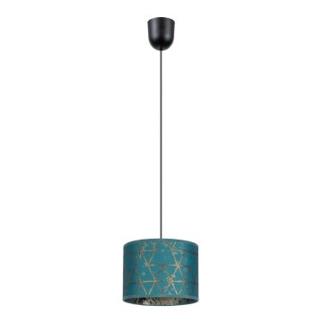 Candelabro suspenso REZO 1xE27/60W/230V turquesa