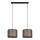 Candelabro suspenso REZO 2xE27/60W/230V dourado