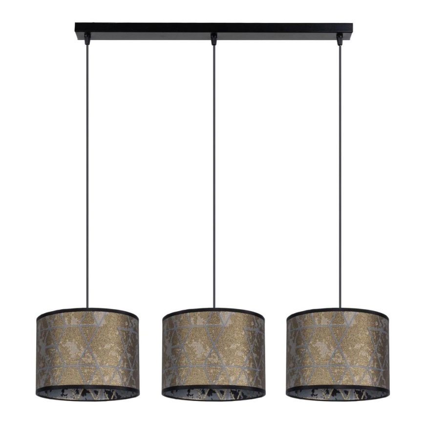 Candelabro suspenso REZO 3xE27/60W/230V dourado