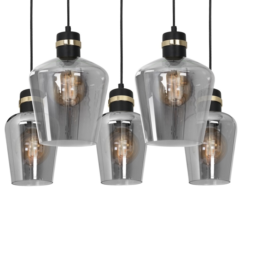 Candelabro suspenso RICHMOND 5xE27/60W/230V