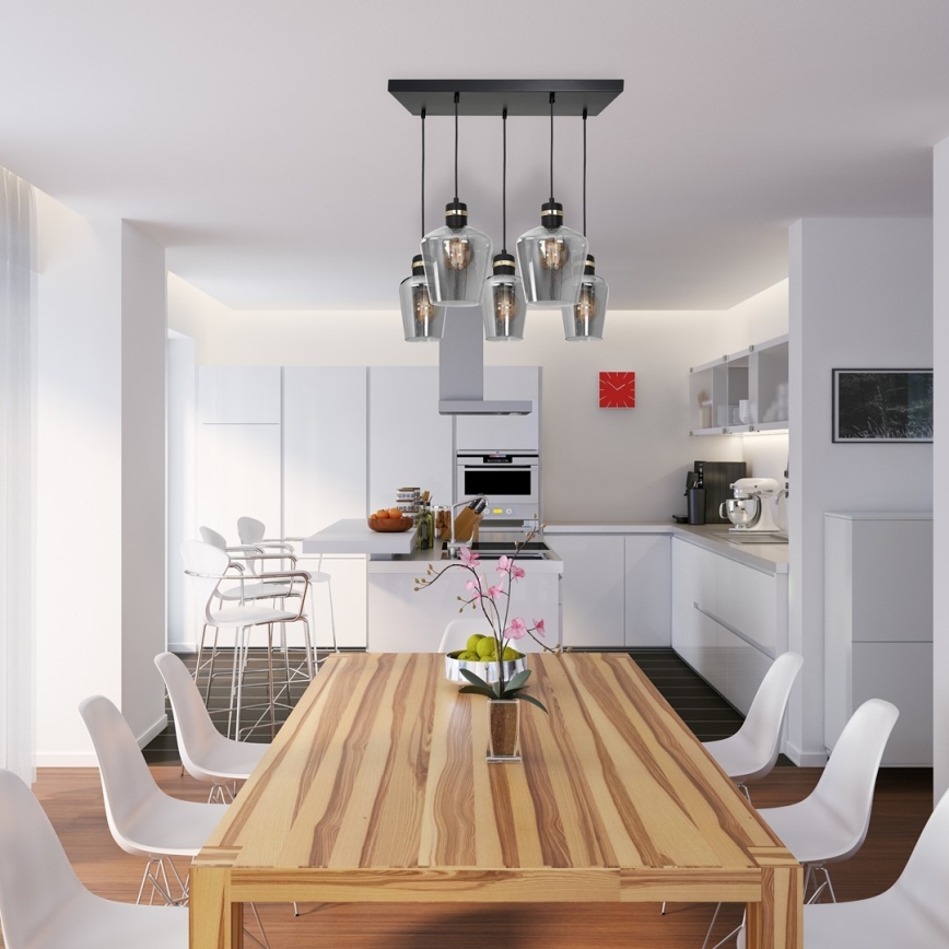 Candelabro suspenso RICHMOND 5xE27/60W/230V