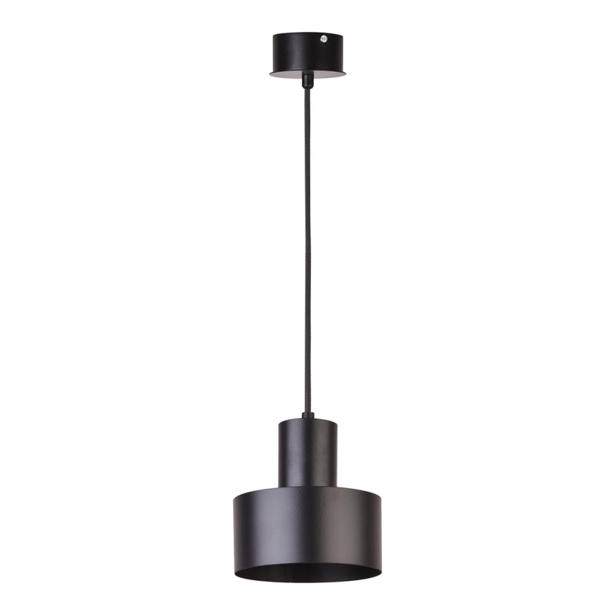 Candelabro suspenso RIF 1xE27/60W/230V d. 15 cm preto