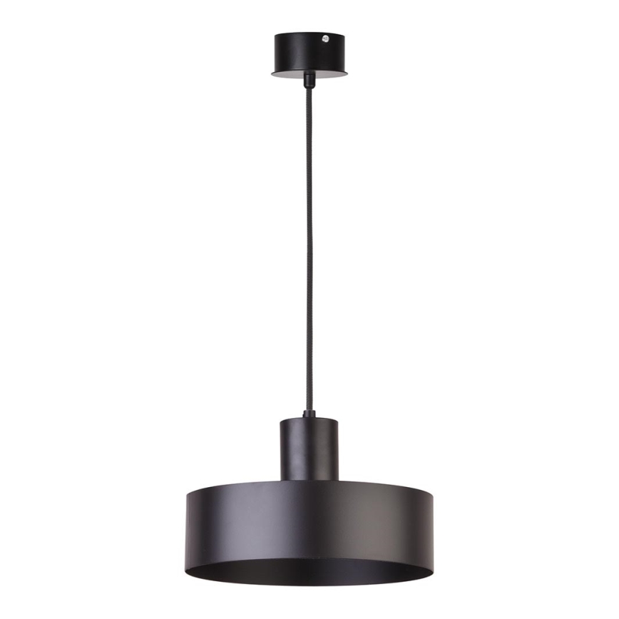 Candelabro suspenso RIF 1xE27/60W/230V d. 25 cm preto