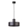 Candelabro suspenso RIF 1xE27/60W/230V d. 25 cm preto