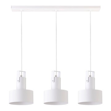 Candelabro suspenso RIF 3xE27/60W/230V branco
