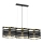 Candelabro suspenso RIM 3xE27/60W/230V preto/dourado