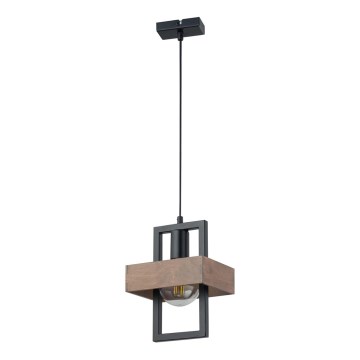Candelabro suspenso ROBIN 1xE27/60W/230V madeira