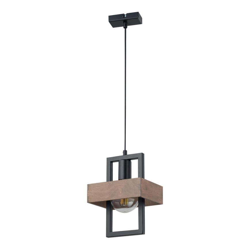 Candelabro suspenso ROBIN 1xE27/60W/230V madeira