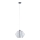 Candelabro suspenso RODOES 1xE27/60W/230V prateado