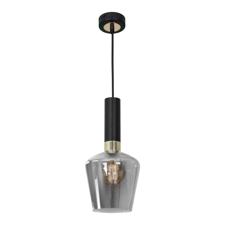 Candelabro suspenso ROMA BLACK 1xE27/60W/230V