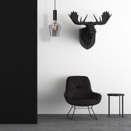 Candelabro suspenso ROMA BLACK 1xE27/60W/230V