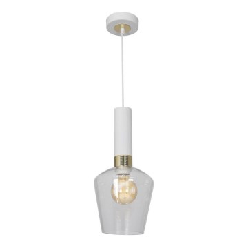 Candelabro suspenso ROMA WHITE 1xE27/60W/230V