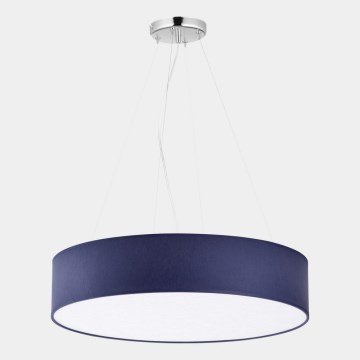 Candelabro suspenso RONDO 4xE27/15W/230V azul
