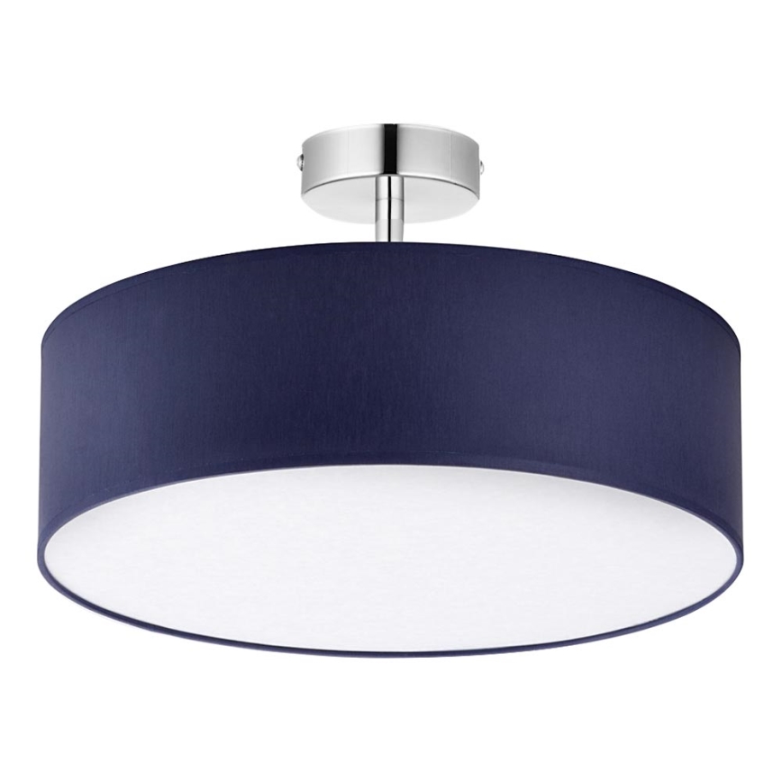 Candelabro suspenso RONDO 4xE27/15W/230V d. 40 cm azul