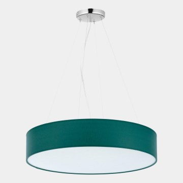Candelabro suspenso RONDO 4xE27/15W/230V verde
