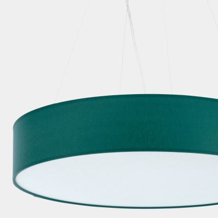 Candelabro suspenso RONDO 4xE27/15W/230V verde