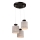 Candelabro suspenso ROSA 3xE27/60W/230V faia