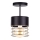 Candelabro suspenso ROY 1xE27/60W/230V preto
