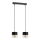 Candelabro suspenso ROY 2xE27/60W/230V preto