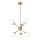 Candelabro suspenso RUBBY BALL 6xG9/5W/230V dourada