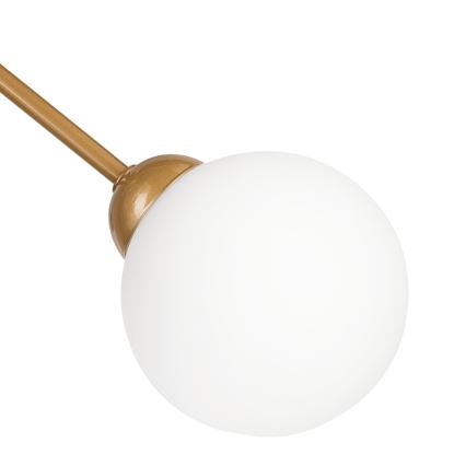 Candelabro suspenso RUBBY BALL 6xG9/5W/230V dourada