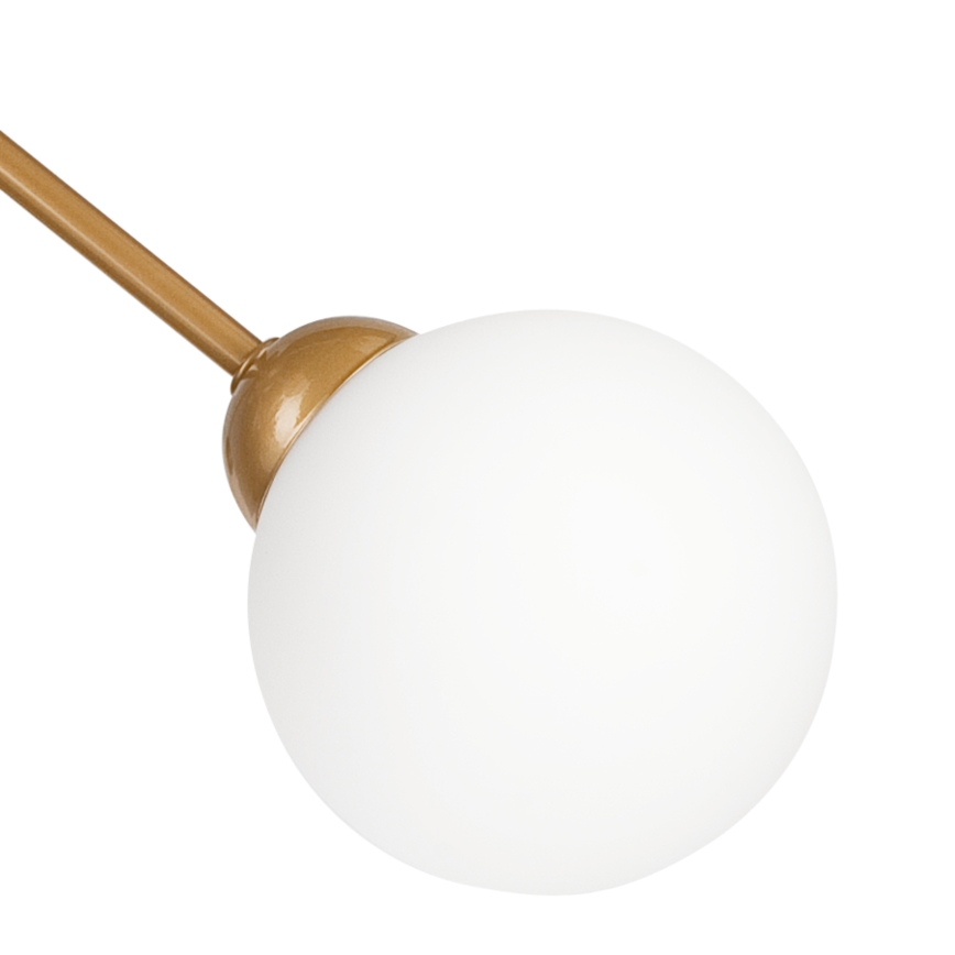 Candelabro suspenso RUBBY BALL 6xG9/5W/230V dourada