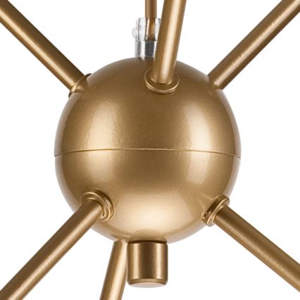 Candelabro suspenso RUBBY BALL 6xG9/5W/230V dourada