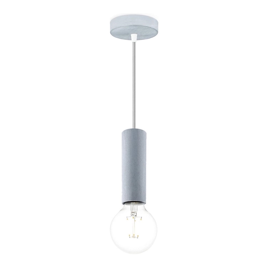 Candelabro suspenso SAGA 1xE27/40W/230V cinzento