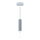 Candelabro suspenso SAGA 1xE27/40W/230V cinzento