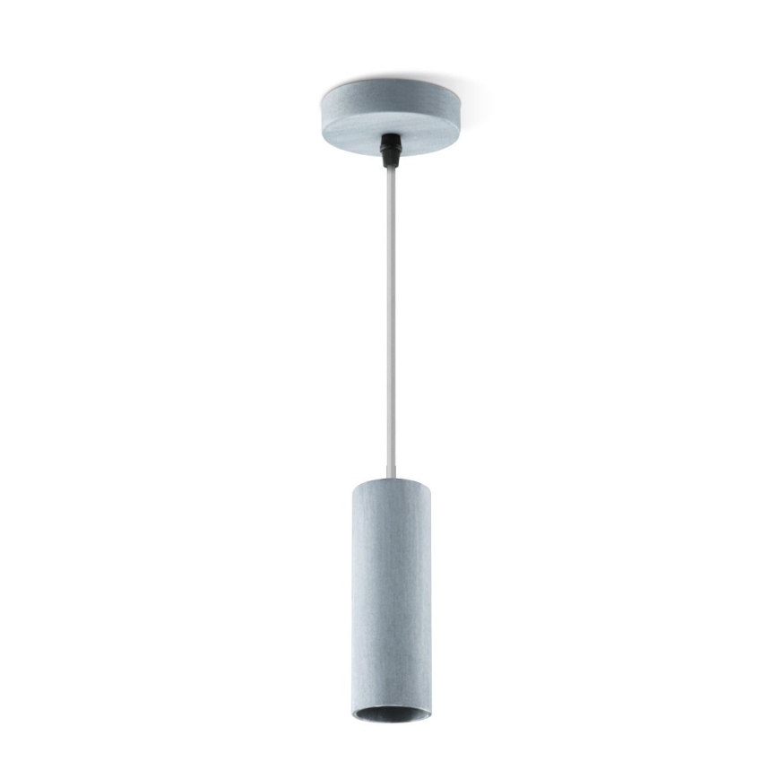 Candelabro suspenso SAGA 1xE27/40W/230V cinzento