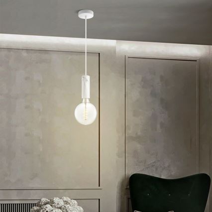 Candelabro suspenso SAGA 1xE27/40W/230V mármore