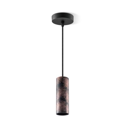 Candelabro suspenso SAGA 1xE27/40W/230V preto/bronze