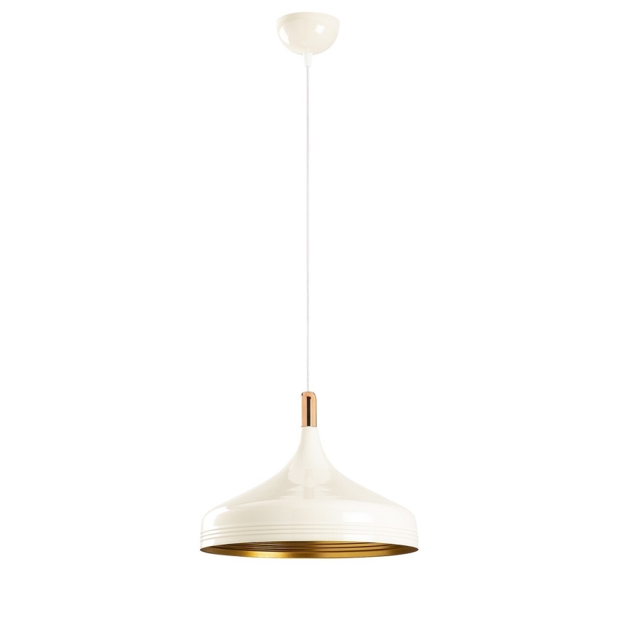 Candelabro suspenso SAGLAM 1xE27/40W/230V branco