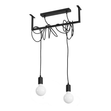 Candelabro suspenso SALAMANCA 2xE27/60W/230V