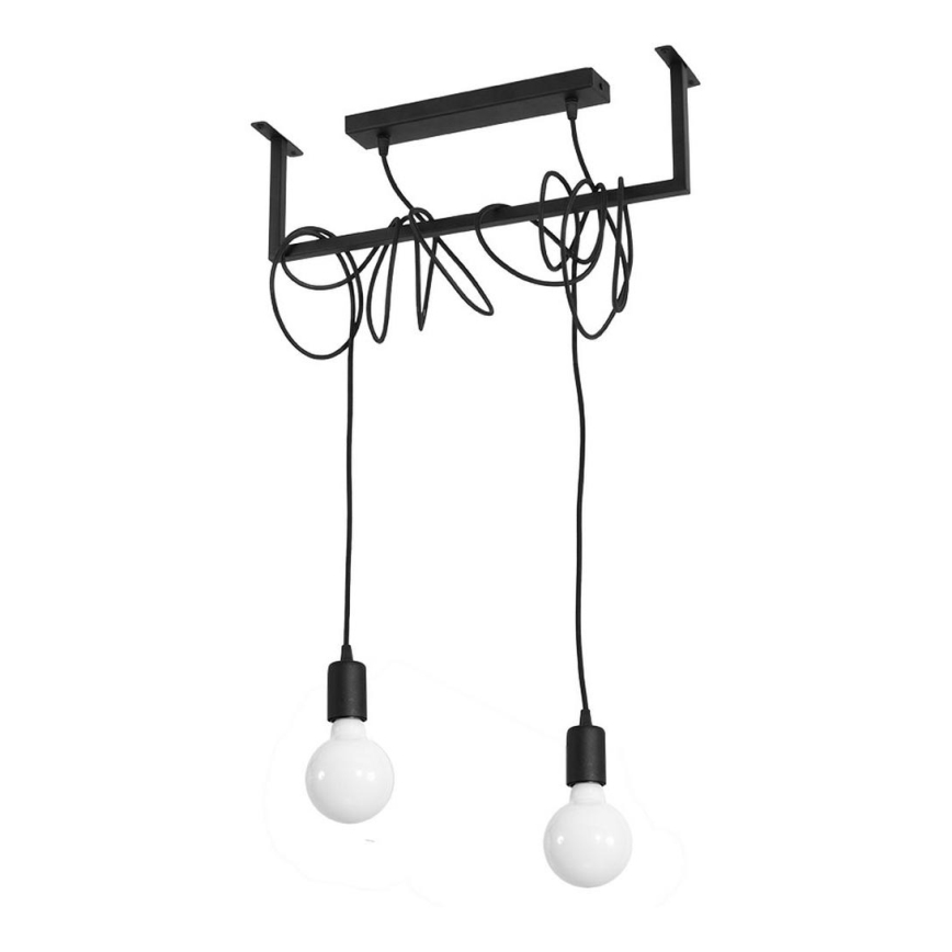 Candelabro suspenso SALAMANCA 2xE27/60W/230V