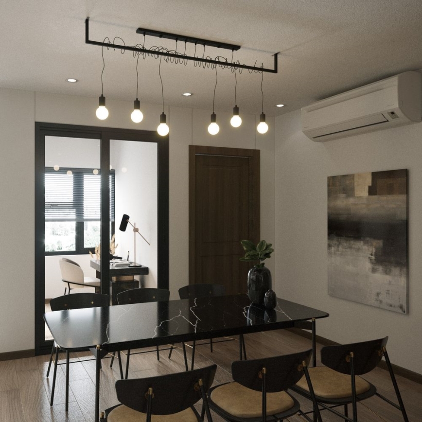 Candelabro suspenso SALAMANCA 2xE27/60W/230V