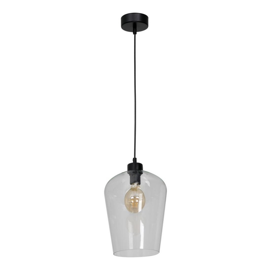 Candelabro suspenso SANTIAGO 1xE27/60W/230V transparente