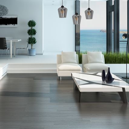 Candelabro suspenso SANTIAGO 3xE27/60W/230V preto