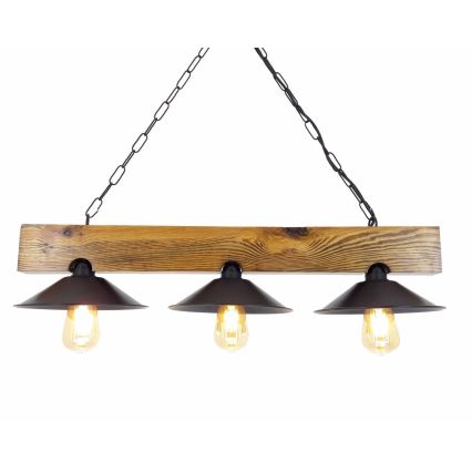 Candelabro suspenso SAPKA 3xE27/60W/230V