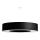 Candelabro suspenso SATURNO 8xE27/60W/230V d. 90 cm preto