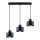 Candelabro suspenso SAVAR 3xE27/60W/230V preto