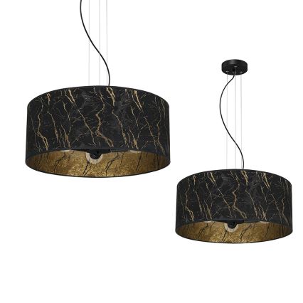 Candelabro suspenso SENSO 3xE27/60W/230V preto